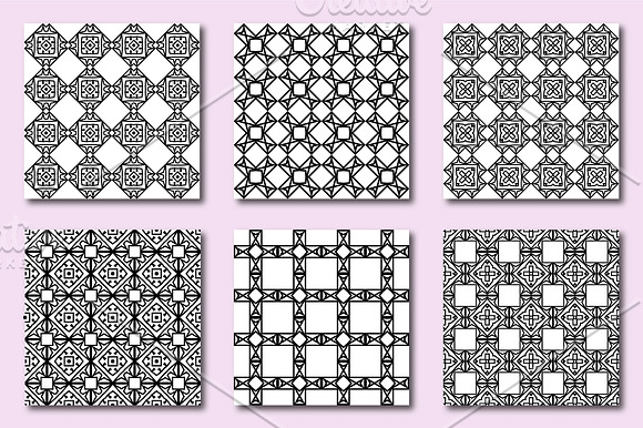 54 Seamless geometric patterns in Patterns - product preview 5