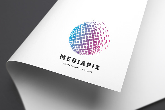 Pixel Media in Logo Templates - product preview 1