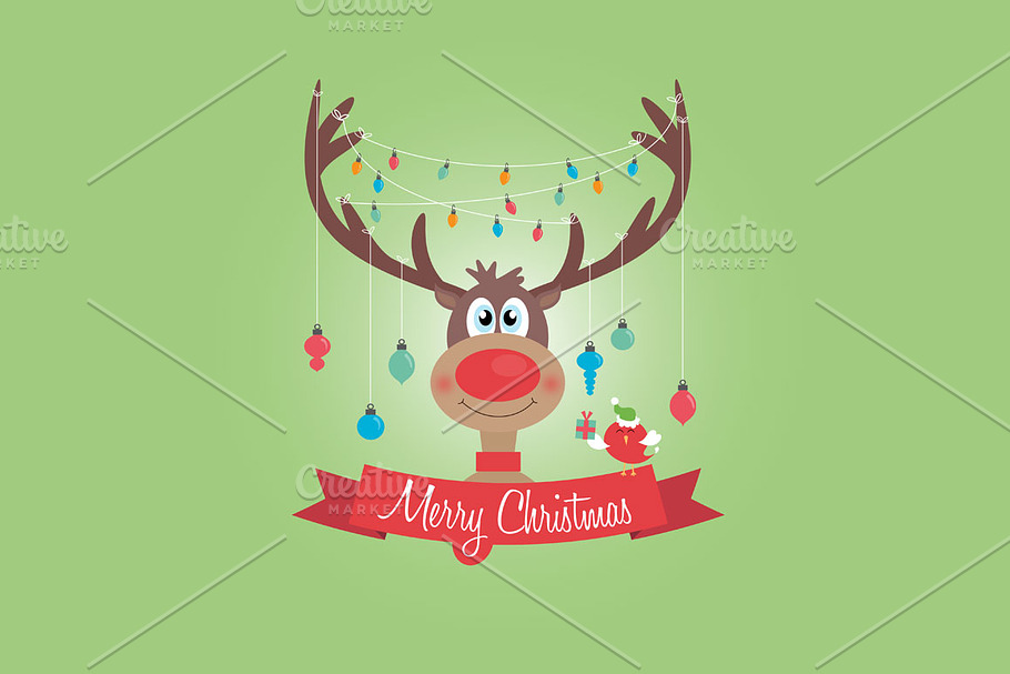 Christmas Reindeer in Objects - product preview 8