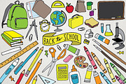 Back-to-School Hand Drawn Clipart