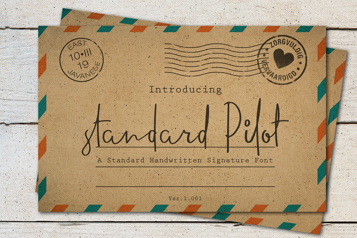 Standard Pilot in Script Fonts - product preview 8
