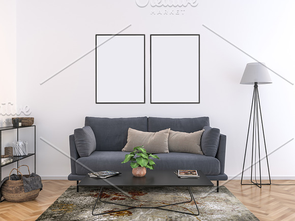 Interior mockup - artwork background in Print Mockups - product preview 2
