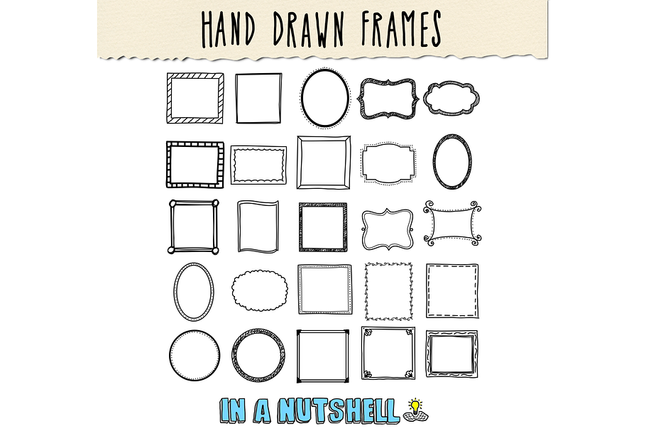 Hand Drawn Frames Doodle Frames