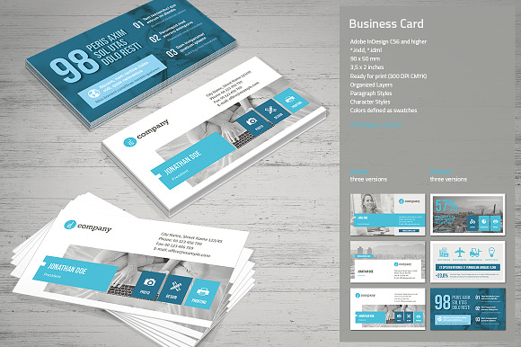 Business Card Vol. 3 in Business Card Templates - product preview 1