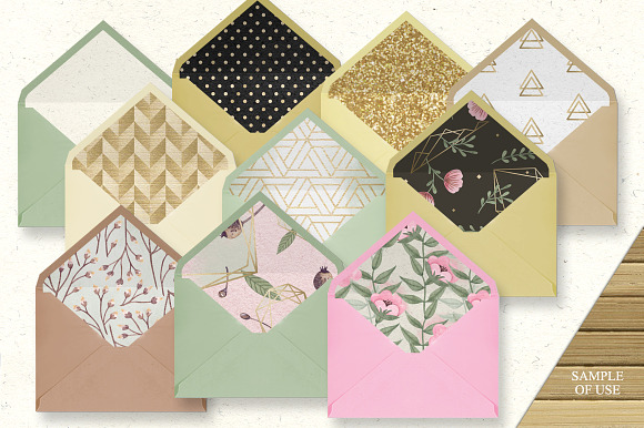 Floral & Polygonal Patterns Gold in Patterns - product preview 3