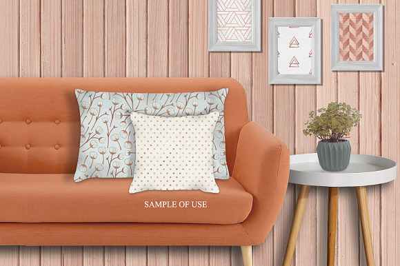 Floral & Polygonal Patterns RoseGold in Patterns - product preview 5