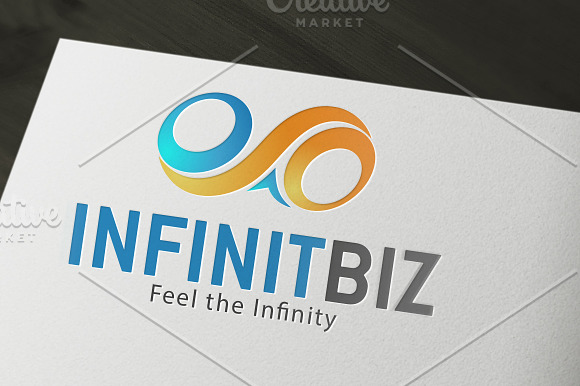 InfinitBiz - Infinity Business Logo in Logo Templates - product preview 1
