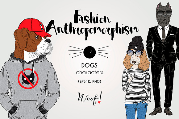 Illustrations Bundle for Dog Lovers in Illustrations - product preview 2