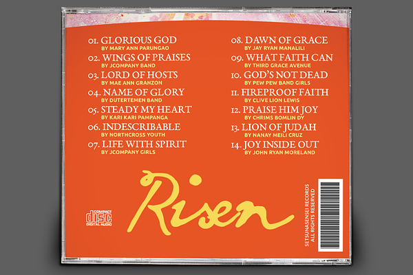 Risen CD Album Artwork
