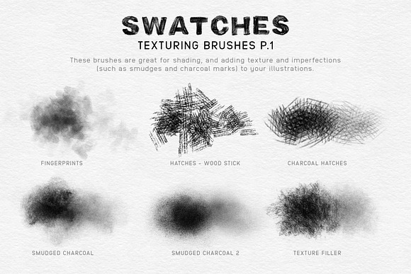 Charcoal Procreate Brushes in Add-Ons - product preview 5