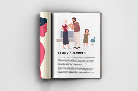 Family quarrels set in Illustrations - product preview 3