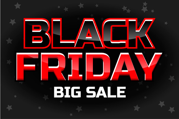 Banners Black Friday, big sale in Web Elements - product preview 1
