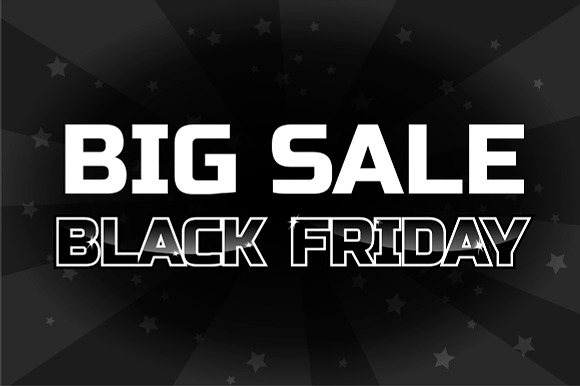 Banners Black Friday, big sale in Web Elements - product preview 2