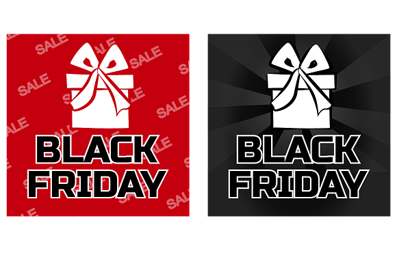 Banners Black Friday, big sale in Web Elements - product preview 5