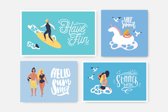 Summer beach bundle in Illustrations - product preview 6