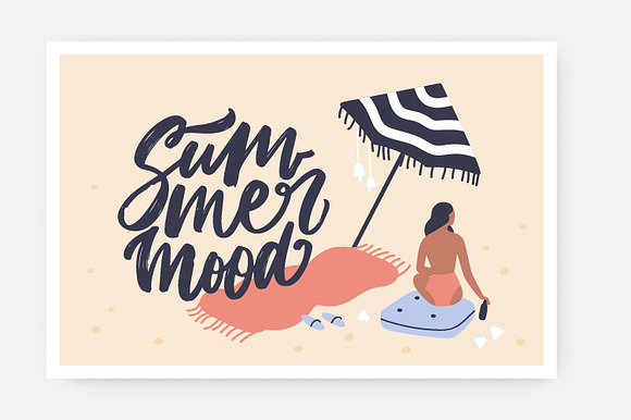 Summer beach bundle in Illustrations - product preview 9