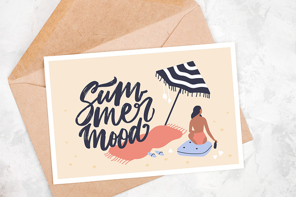 Summer beach bundle in Illustrations - product preview 13