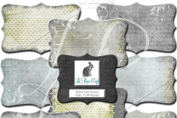 Chartreuse & Grey Clipart Frame PNG