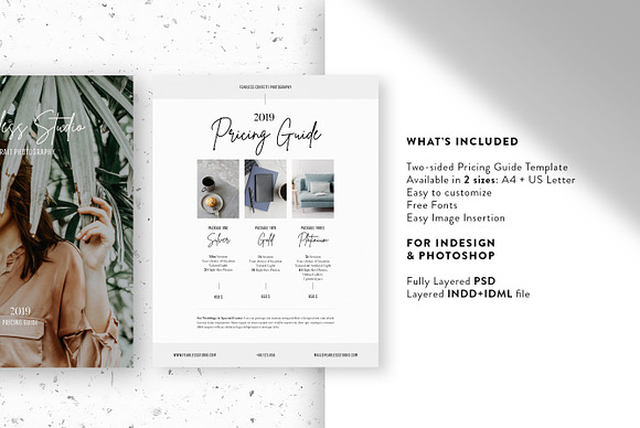 Pricing Guide Template - Photography in Flyer Templates - product preview 2