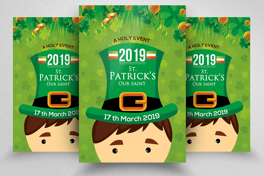 St. Patrick's Psd Flyer Template in Flyer Templates - product preview 8