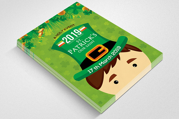 St. Patrick's Psd Flyer Template in Flyer Templates - product preview 1