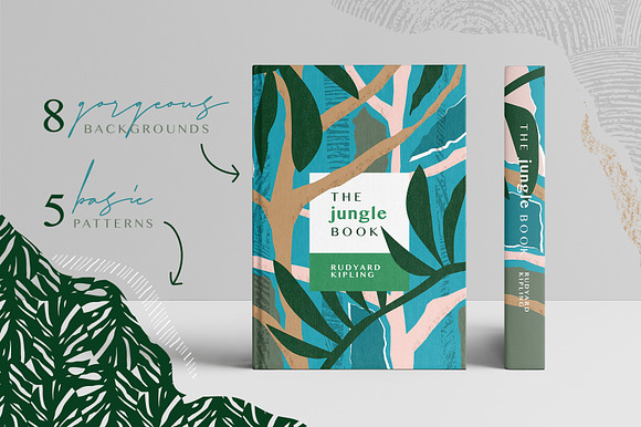 Abstract Collage - Jungle in Patterns - product preview 2