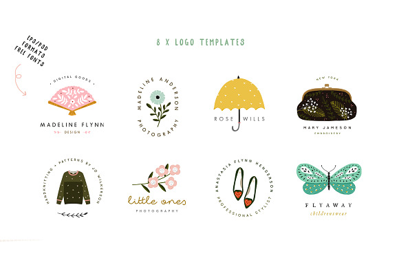 101 Hand Drawn Colour Elements in Illustrations - product preview 8