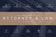 20 Logos (Attorney & Law) -50%