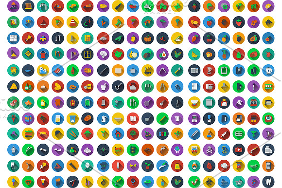 744 icons in flat design in Communication Icons - product preview 1
