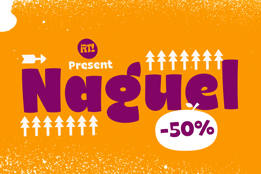 Naguel -50% All in Display Fonts - product preview 8