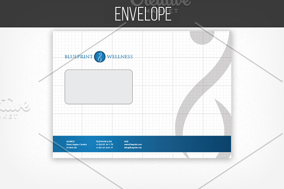 Blue Print Corporate Stationery in Stationery Templates - product preview 6