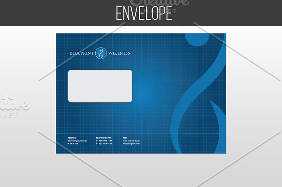 Blue Print Corporate Stationery in Stationery Templates - product preview 7