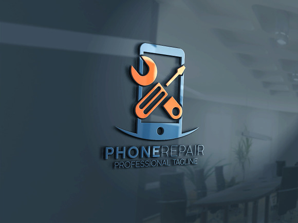 Phone Repair Logo in Logo Templates - product preview 1