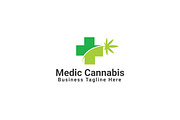 Medic Cannabis Logo Template