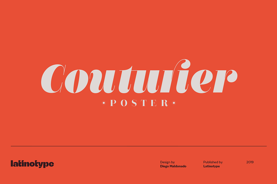Couturier Poster Intro Offer 75% off