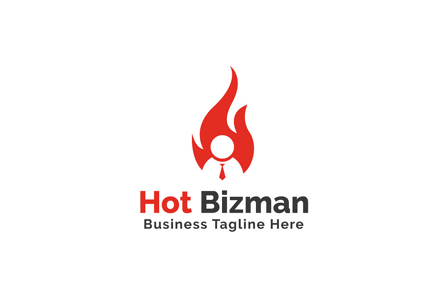 Hot Bizman Logo Template in Logo Templates - product preview 8