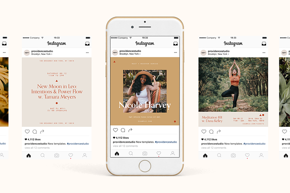 CALM Wellness Social Pack in Instagram Templates - product preview 2