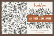 Wedding Flowers Dogrose Card Frame