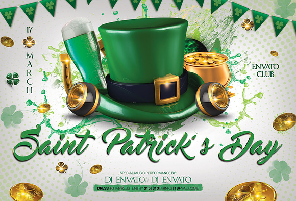 St. Patrick's Day Flyer And Poster in Flyer Templates - product preview 2