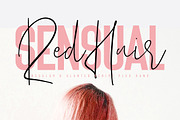 Red Hair Sensual - Free Sans Serif