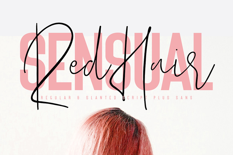 Red Hair Sensual - Free Sans Serif in Script Fonts - product preview 8