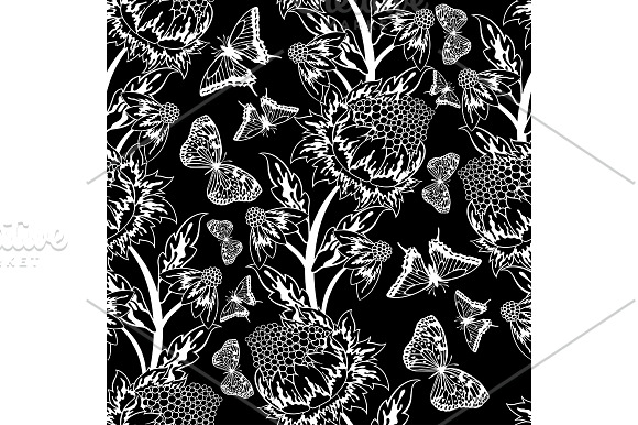 5 Seamless Floral Pattern Set in Patterns - product preview 1