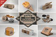 VOL.3 Food Box Packaging Mockups