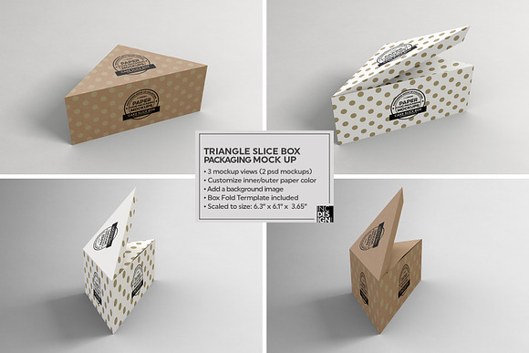 VOL.3 Food Box Packaging Mockups in Branding Mockups - product preview 11
