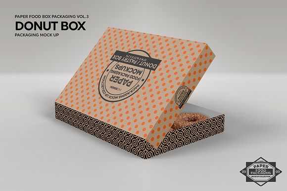 VOL.3 Food Box Packaging Mockups in Branding Mockups - product preview 18