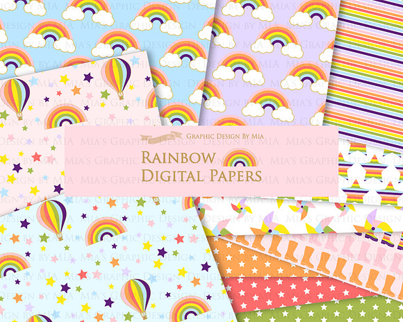 Colorful Rainbow in Illustrations - product preview 6