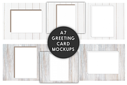 A7 5x7 Greeting Card Mockups