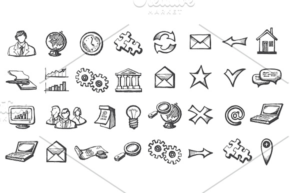 Sale! Big Sketch Set in Icons - product preview 1