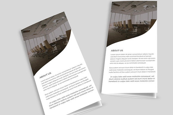 Trifold Brochure Mock-Up Pack in Print Mockups - product preview 7
