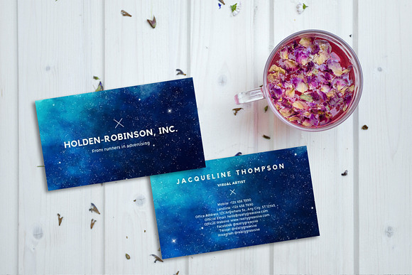 Watercolor Starry Sky in Textures - product preview 3